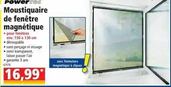 Norma Powertec Moustiquaire De Fenêtre Magnétique offre