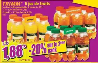 Norma Trimm 6 Jus De Fruits offre