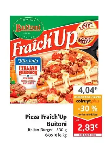 Colruyt Pizza Fraîch 'Up Buitoni offre