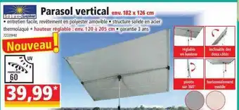 Norma Solax-sunshine Parasol Vertical offre