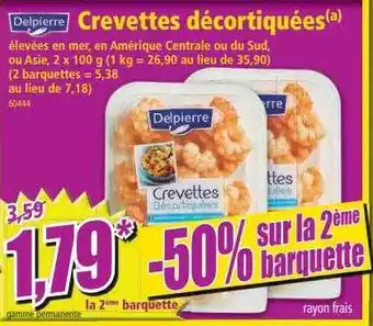 Crevettes Décortiquées Delpierre
