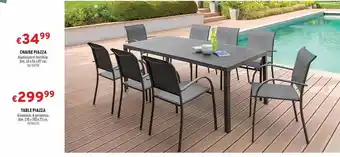 Trafic Chaise Ou Table Piazza offre