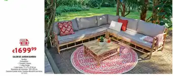 Trafic Salon De Jardin Bambou offre