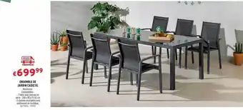 Trafic Ensemble De Jardin Cadiz XL offre