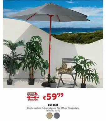 Trafic Parasol offre