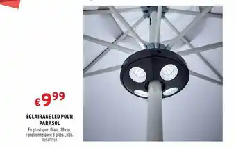 Trafic éclairage Led Pour Parasol offre