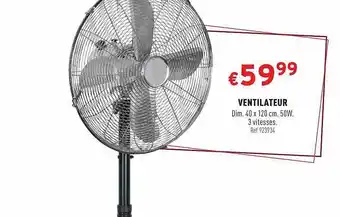 Trafic Ventilateur offre