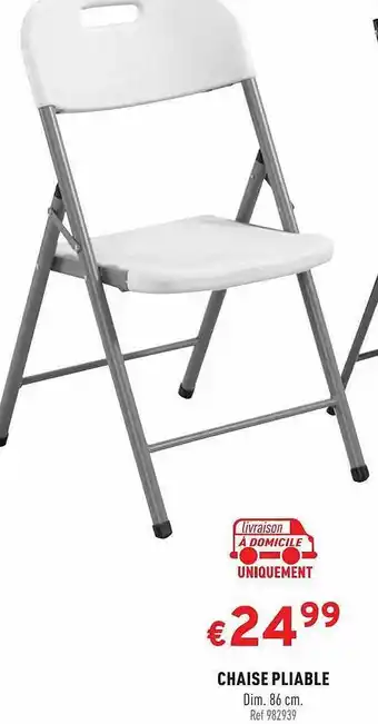 Trafic Chaise Pliable offre