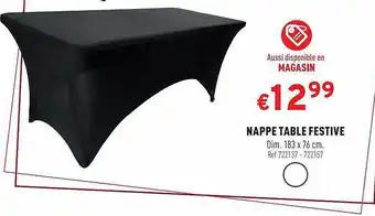 Trafic Nappe Table Festive offre