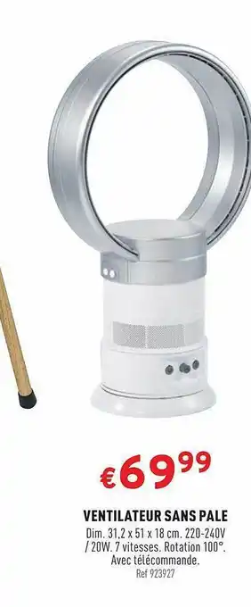 Trafic Ventilateur Sans Pale offre