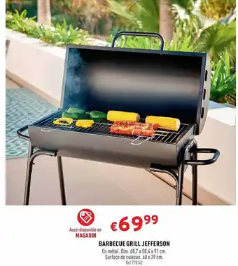 Trafic Barbecue Grill Jefferson offre