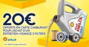 Vulco L'achat D'un Entretien-vidange 3 Filtres Purflux offre
