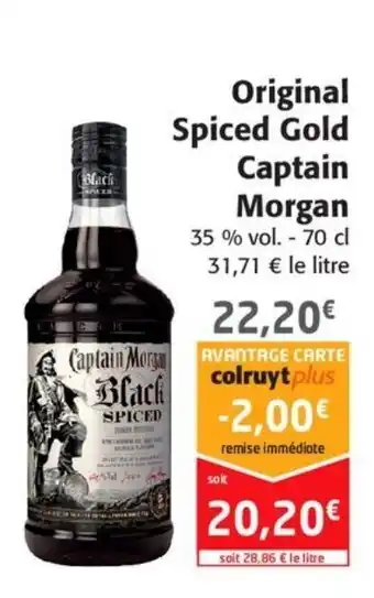 Colruyt Original Spiced Gold Captain Morgan offre