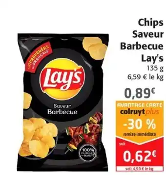 Colruyt Chips Saveur Barbecue Lay's offre