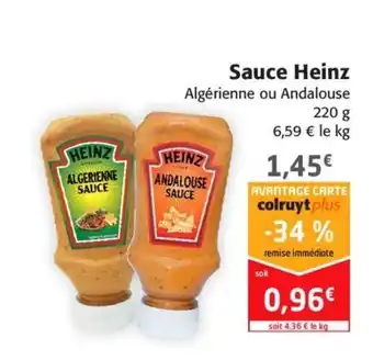 Colruyt Sauce Heinz offre