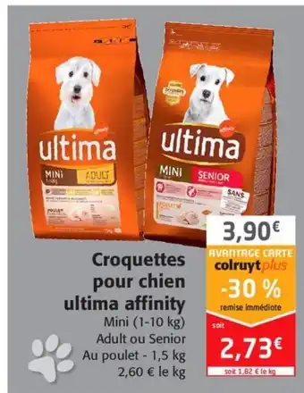 Croquettes Pour Chien Ultima Affinity