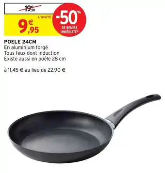 Intermarché Hyper Poele 24cm offre