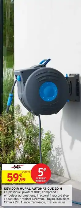 Intermarché Hyper Devidoir mural automatique 20 m offre