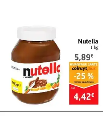 Colruyt Nutella offre