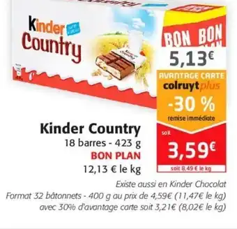 Colruyt Kinder Country offre