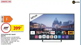 Intermarché Hyper EKLYPS téléviseur 58" smart offre