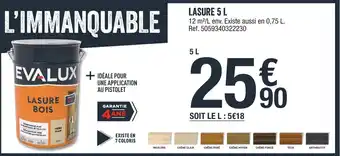 Brico Dépôt Lasure 5 L offre