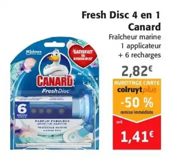 Colruyt Fresh Disc 4 en 1 Canard offre