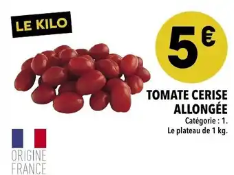 Supeco Tomate Cerise allongée offre