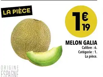 Supeco Melon galia offre