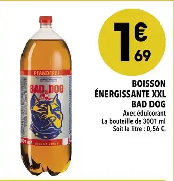 Supeco Boisson energissante XXL Bad Dog offre