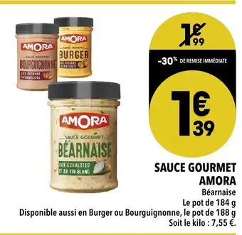 Supeco Sauce gourmet Amora offre