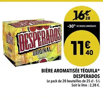 Supeco Bière aromatisée Tequila offre