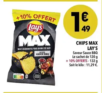 Supeco Chips Max Lay's offre