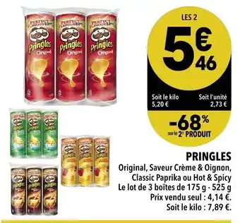 Supeco Pringles offre