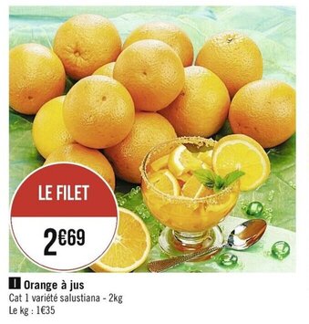 Casino Supermarchés Orange à jus offre