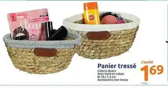 Action Panier Tressé offre