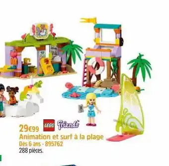 Animation Et Surf Ă La Plage Lego Friends