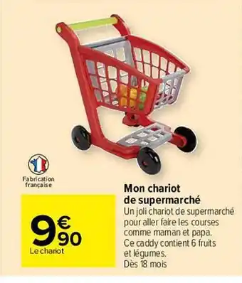 Carrefour Market Mon Chariot De Supermaché offre