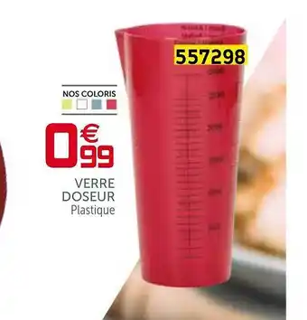 Gifi Verre Doseur Plastique offre