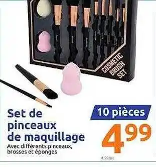 Set De Pinceaux De Maquillage