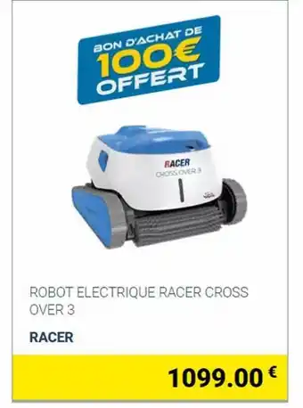 Cash Piscines Robot électrique Racer Cross Over 3 offre
