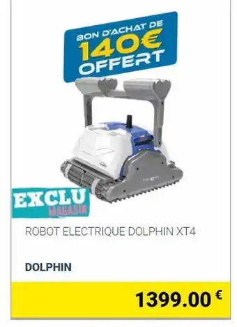 Cash Piscines Robot électrique Dolphin Xt4 offre