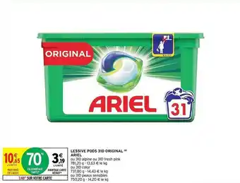 Intermarché Express Lessive Pods 31d Original Ariel offre