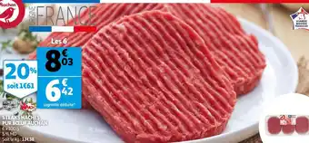 Auchan Auchan steaks hachés pur bœuf offre