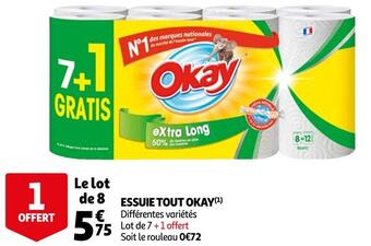Auchan Okay essuie tout offre