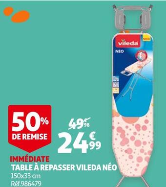 Auchan Vileda table à repasser néo offre