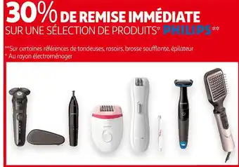 Auchan Philips bon plan sur une sélection de produits de la marque philips offre