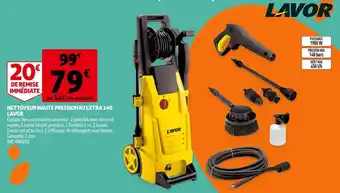 Auchan Lavor nettoyeur haute pression nj extra 140 offre