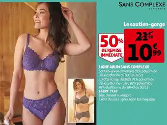 Auchan Sans complexe ligne arum offre