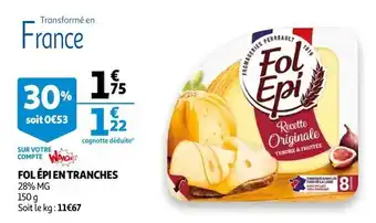 Fol épi fol épi en tranches